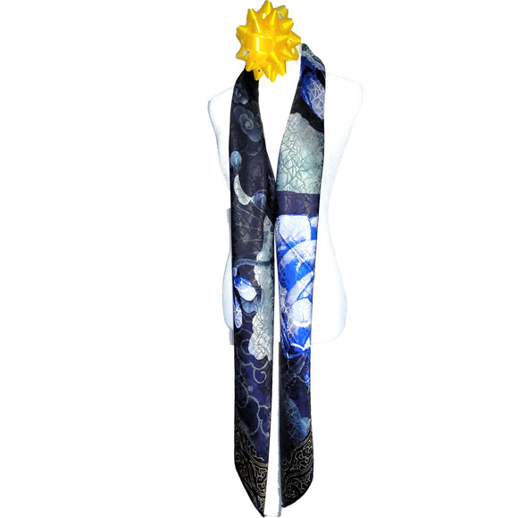 NWT Double Sided Silk Scarf 53x53 Large Square Shawl Wrap XiangYunSha 36761